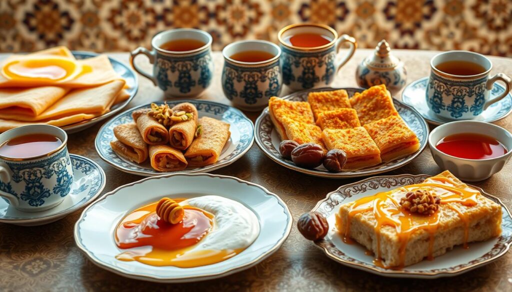 Arabic sweet breakfast Arabic sweet breakfast