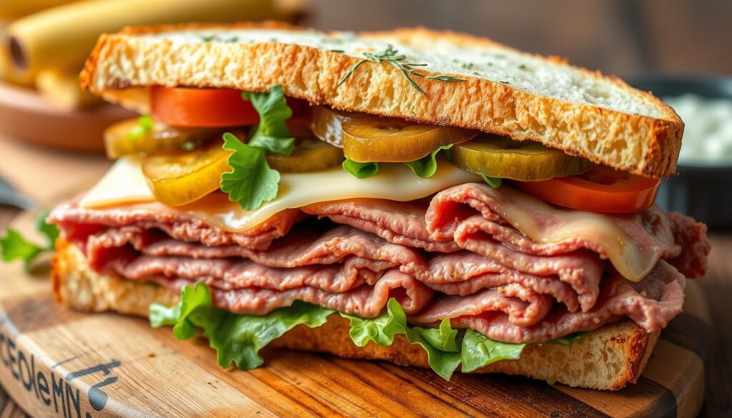 beef and cheese deli sandwich recipe