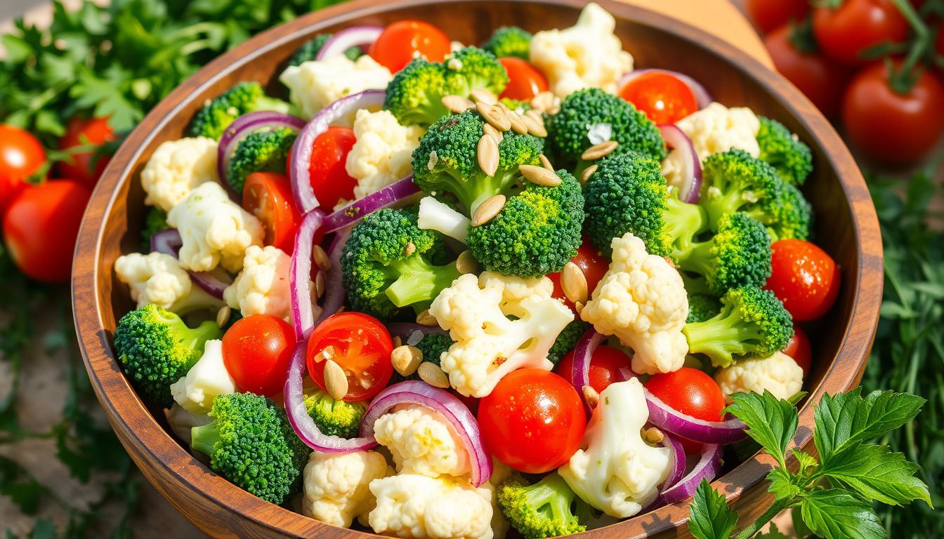 broccoli cauliflower salad recipe