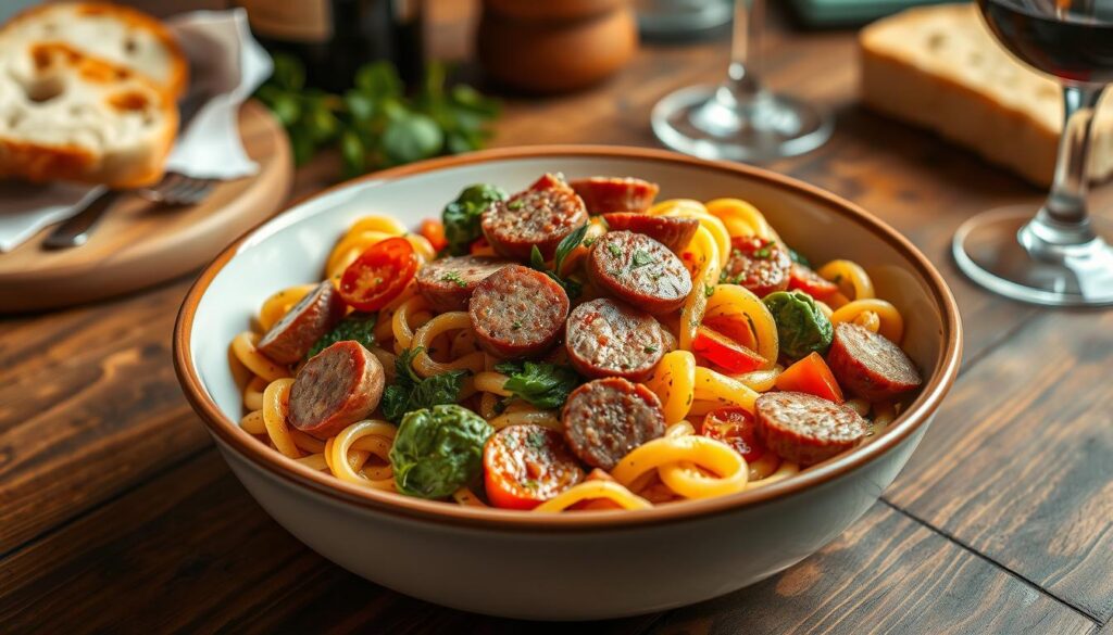 smoked sausage and pasta recipes