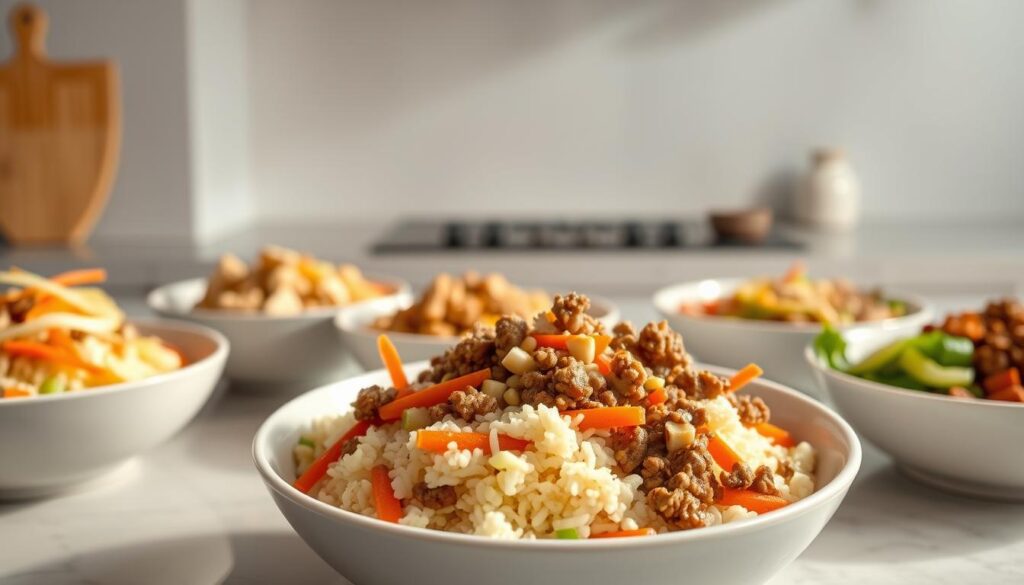 Cauliflower Egg Roll Bowl Variations Cauliflower Egg Roll Bowl Variations