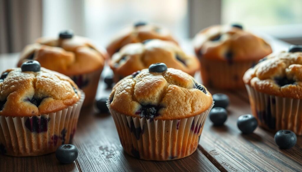 Perfectly domed blueberry muffins Perfectly domed blueberry muffins